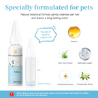 3-in-1 Pet Steam Brush Set for Dogs & Cats, Grooming Comb with Spray, Defur Tool, Water-Assisted Hair Removal, Spritz Brush, Multi-Purpose Kit, Undercoat Rake, Deshedding Brushes, Dematting Brush.