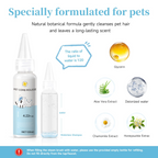 Pet Steam Brush for Dog & Cat – 3-in-1 Spray Hair Removal Comb – Steam for Shedding & Grooming – Water Brush for Long & Short Haired Pets – Spritz Defur Comb